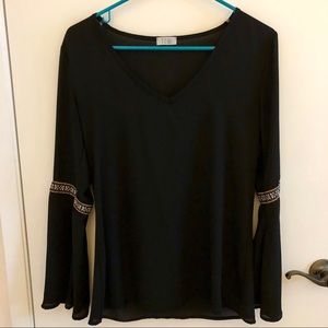 TOBI Bell Sleeve Top